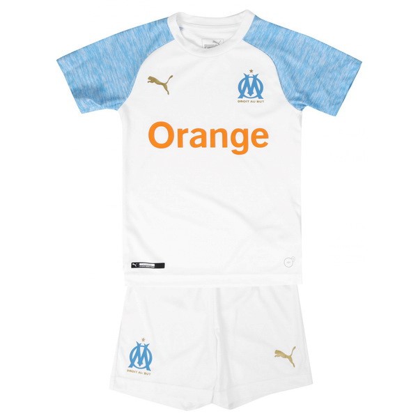 Camiseta Marsella 1ª Niño 2018-2019 Blanco